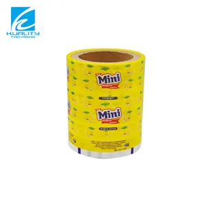 Food Grade Snack Packaging Foil Film Custom Printed Aluminum Plastic Laminating Roll Film