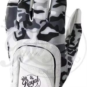 Gants de golf en cuir véritable personnalisables Grace unisexes, blancs avec logo personnalisé, style masculin, couleur non emballée - Product Image 3