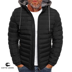 Chaqueta acolchada de gran tamaño OEM ODM moda con capucha cálida personalizada ligera moda Premium 2025 nueva llegada ropa de alta calidad - Product Image 1
