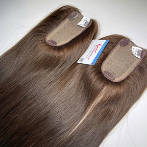 Vendeur chaud 100% Extensions de cheveux Remy vietnamiens os droit Topper cheveux de couleur brune - Product Image 4