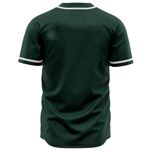 Custom Vintage Baseball Jerseys for Mens Mesh Button up <b>Cheap</b> Blank Baseball Shirt. - Product Image 2