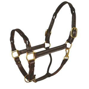 Cuir fabriqué à la main Cheval Halter Équestre Pur Cuir Sellerie Marchandises Équitation et Formation Halter Dressage Cheval Marchandises - Product Image 2