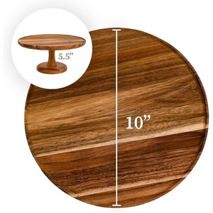 Support à gâteau en bois, plateau de service écologique pour fruits et desserts, idéal pour les restaurants - Product Image 3