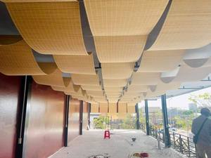 มู่ลี่ไม้ไผ่สำหรับตกแต่งบังแดดเทคนิคการแกะสลักมีให้เลือกทุกขนาด - Product Image 6