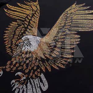 Camisetas de Hombre con Pedrería de la Mejor Calidad, Estilo Nuevo, Hechas a Medida, Ropa de Verano, Poliéster/Algodón, Secado Rápido y Transpirable - Product Image 6