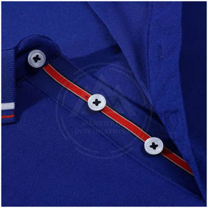 Camiseta de Polo de tela cómoda para hombre, camiseta de diseño único en línea, Color sólido - Product Image 4