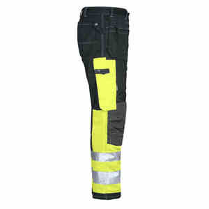 Pantalones DE TRABAJO reflectantes Ropa DE TRABAJO DE SEGURIDAD Hombres Mujeres Transpirable Ligero Durable Pantalones reflectantes de alta visibilidad - Product Image 3