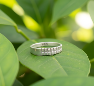 Anillo de Compromiso Clásico de Plata de Ley 925 para Fiesta - Product Image 2