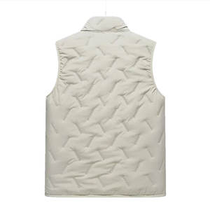 Gilet matelassé à col montant en patchwork pour homme, extrêmement chaud, pour l'hiver, le travail en extérieur, les voyages - Product Image 2