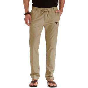 Pantalon kaki de bureau pour hommes Pantalon de survêtement de gymnastique Pantalon de fitness d'entraînement Sports Jogging Street Casual Wear Pantalon de golf à jambe droite pour hommes - Product Image 1