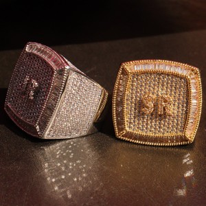 Bague tendance hip-hop de luxe en or 10 carats pour hommes VVS étoile en diamant naturel pour GIA certifiée pour Costume d'anniversaire de mariage - Product Image 5