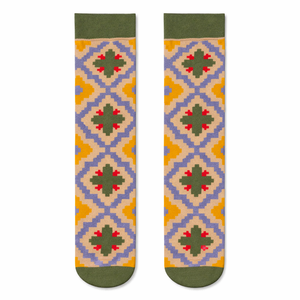 Calcetines de Algodón Ecológicos con Diseños Gráficos Coloridos, Calcetines de Trabajo con Estampados para Venta al por Mayor, Suministros para Boutiques de Ropa, Turquía - Product Image 6