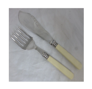 Usage quotidien Couverts en acier miroir Fourchette cuillère Couteau à beurre Corne Born poignée pour Occasions spéciales Quantité en vrac - Product Image 6