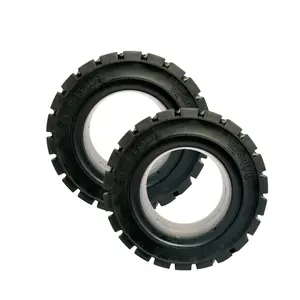Neumático sólido de tamaño 28x9-15 para carretilla elevadora Nissan, buen precio, uso de caucho natural como aplicación de material para trabajos de construcción