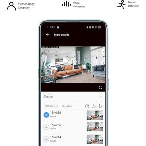 Caméra IP REA Smart RMH2001 blanche à 360 degrés pour la surveillance - Product Image 5