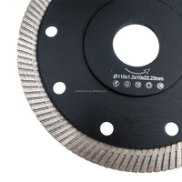 Lame de scie diamantée ultra-fine de haute qualité 115 mm, disque de coupe circulaire pour porcelaine, pour meuleuse d'angle