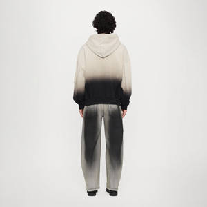 Men Heavyweight Washed Zip Up Hoodie Drop Shoulder Boxy Fit French <b>Terry</b> Thermal Long Sleeve Streetwear Casual <b>Bulk</b> Wholesale - Product Image 4