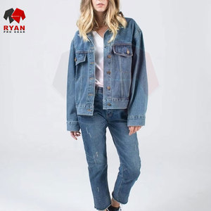 Veste en jean pour femmes, qualité supérieure, OEM ODM, veste en jean en coton pour la vente en gros - Product Image 5