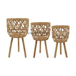 Ensemble de 2 pots et jardinières décoratifs en métal de qualité supérieure pour la maison et le jardin - Product Image 5