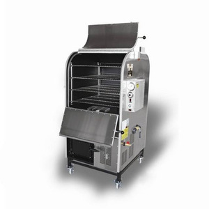 Fumoir rotatif à chargement par l'extrémité Ole Hickory Pits El-ib Ng avec interrupteur au pied |   Barbecue fumoir commercial Model EL avec grilles rotatives en promotion - Product Image 3