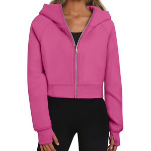 Sudadera Corta de Moda Casual Urbana con Hombros Caídos, Transpirable y Ecológica, Tejida para Mujer - Product Image 3