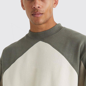 Survêtement à col rond pour hommes de haute qualité Impression de logo personnalisé Pull à coupe régulière lourde Grande taille Respirant 100% coton - Product Image 3