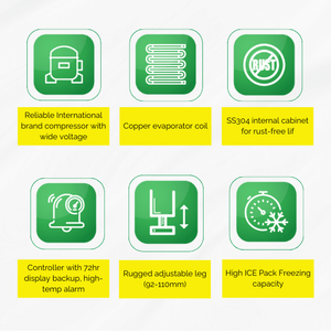 Fabricante indio de calidad superior I325H120ECIGNMX WHX Refrigerador eléctrico Alta demanda Suministro directo con revestimiento de hielo profesional - Product Image 3
