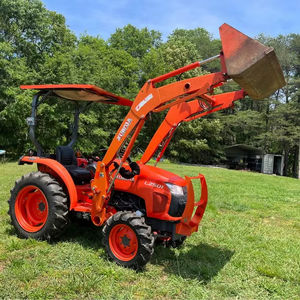 Tracteur agricole 4x4 L2501 24 CV avec chargeur, composants principaux : pompe, moteur, boîte de vitesses, haute productivité - Product Image 1