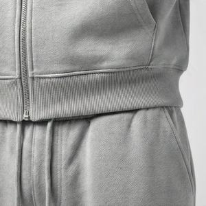 Nouveau survêtement unisexe tendance et élégant, vente chaude, lavage à l'acide, 100% coton, survêtement streetwear pour homme, survêtement en molleton délavé - Product Image 5