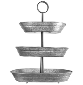 Hot Sale Galvanized Metal 3-Tier <b>Cupcake</b> Pastry <b>Stand</b> Party Wedding Home Restaurant in Wholesale Price - Product Image 1