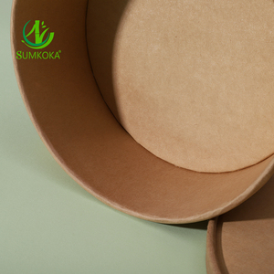 Sumkoka các nhà sản xuất giấy kraft bát sinh thái thân thiện cấp thực phẩm leakproof Kraft Bát dùng một lần lấy đi giấy kraft Bát salad - Product Image 6
