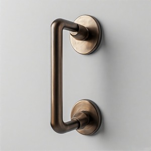 Tirador de puerta de latón Premium AuraKnob, herrajes de diseño de lujo para puertas interiores y exteriores para dormitorio y baño - Product Image 4