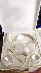 Service de table en laiton argent naturel poli ustensiles de cuisine accessoires personnalisés faits à la main au prix le plus bas - Product Image 2