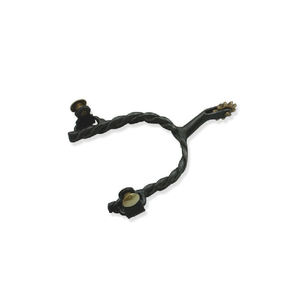 2025 Custom High Quality Western Spurs 10 Teeth SB Rowel No 4 Características OEM para productos de caballos - Product Image 6