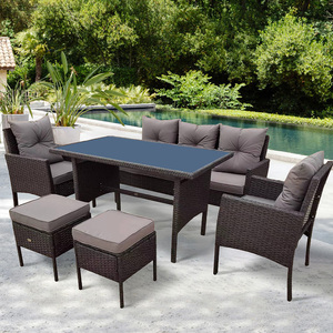 Hiện đại ngoài trời sofa <span class=keywords><strong>Patio</strong></span> đồ nội thất <span class=keywords><strong>Set</strong></span> vườn <span class=keywords><strong>wicker</strong></span> đồ nội thất ngoài trời Vườn mây đồ nội thất <span class=keywords><strong>Set</strong></span> - Product Image 5