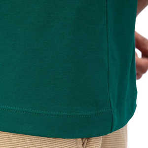 Camiseta de algodón de peso pesado de 240gsm, camisetas unisex de manga corta con cuello redondo y logotipo personalizado de gran tamaño para hombre - Product Image 5