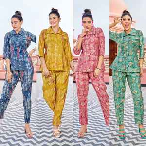 ชุดเดรสผ้าไหมพิมพ์ลายพร้อมชุดเดรสชุดเดรสผ้าไหมโมดดีไซน์ล่าสุด - Product Image 5