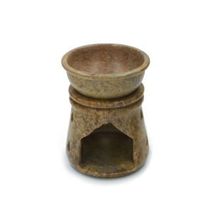 เตาน้ำมันหอมระเหยที่ทำจากหินสบู่ธรรมชาติแบบทำมือสำหรับตกแต่งบ้าน - Product Image 5