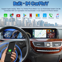 Head Unit Android Viknav untuk Benz S Class W212 2006-2013 Layar Sentuh 12.3 Inci Radio Mobil Dengan Wireless Carplay Navigasi GPS