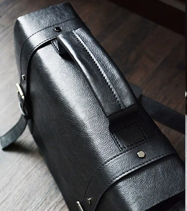 Bolso enrollable de cuero ecológico personalizado de primera calidad, cierre de hebilla, estilo moderno, multifuncional para chefs, fabricación duradera - Product Image 5