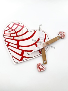 Último azulejo de pestañas acrílico sostenible en forma de corazón con llavero e imán para pinzas de extensión de pestañas azulejo de pestañas personalizado disponible - Product Image 6