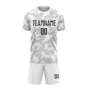 Maillots de football personnalisés 100% polyester, haute qualité, légers, respirants, tissu 220g, service OEM, vente, nouveau design personnalisé 2025 - Product Image 3