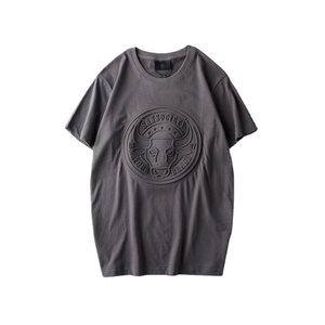 Logotipos de diseño personalizado de gran tamaño de peso pesado 240/320gsm Dtg Print 100% algodón de secado rápido High Street Eco-Friendly Simple Plan T-shirt - Product Image 2