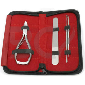 Kit d'outils de podologie 4 pièces, outils de soin des pieds, lime à ongles, coupe-ongles en acier inoxydable, professionnel, durable, ouverture large - Product Image 3