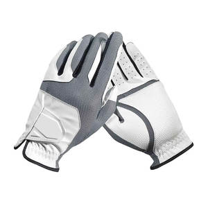 Gants de golf pour hommes en cuir de mouton Cabretta véritable 100% avec logo personnalisé, antidérapants, doux, respirants, de luxe, pour un usage quotidien en extérieur, vente en gros - Product Image 1