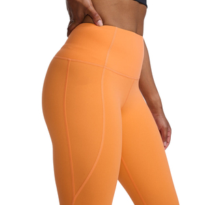 Leggings sans couture taille haute pour femmes, extensibles dans quatre directions, respirants, séchage rapide, longueur intégrale, pour le yoga et la gym. - Product Image 5