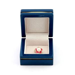 Boîte à bijoux rectangulaire en bois Mele & Co <span class=keywords><strong>Brigitte</strong></span> avec doublure en velours, taille et couleur personnalisables, style John Lewis - Product Image 4