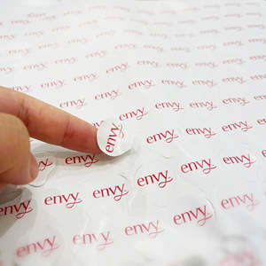 Waterproof Custom <b>Vinyl</b> Adhesive Produce <b>Stickers</b> (Easy Peel & Stick Roll) with UV Digital Printing for Supermarket Packaging - Product Image 1