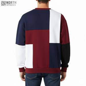Sweatshirts en polaire décontractés pour hommes, manches longues, style hip-hop, streetwear, anti-froissement, vêtements de sport - Product Image 2