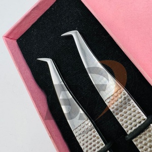 แหนบถอนขนตาแบบยั่งยืนแหนบขนตาสแตนเลสพร้อมปลายแหลมแบรนด์ตามสั่ง - Product Image 4